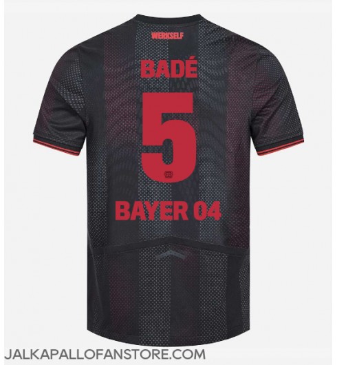 Bayer Leverkusen Loic Bade #5 Kotipaita 2025-26 Lyhythihainen Bayer Leverkusen Loic Bade #5 Kotipaita 2025-26 Lyhythihainen